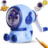 Manual pencil sharpener - Cute child-style stationery with a space theme - durable - easy to use - suitable for school, office, and home.