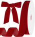 Red Velvet Ribbon – 2.5cm×22.5m, for gifts/Christmas decorations