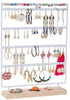 Jewelry Stand - White Jewelry Stand - with 110 Holes - Jewelry Stand - Jewelry Organizer - Holder for Watches/Bracelets/Necklaces - Jewelry Rack - Stair Organizer, Jewelry Stand, Display Stand - White
