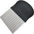 Vegetable knife - Stainless steel - Serrated blade - Potato chip cutter - Fruit and vegetable cutter - Kitchen tool