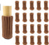 Chair leg protectors 24-pack – Brown, thick knit, non-slip socks