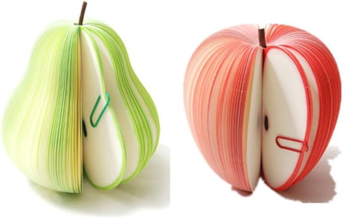 Sticky Notes - Fruit-Shaped 3D Non-Stick Notes - Fun DIY Memo Pads - Creative Practical Three-Dimensional Table Decoration Post Notebooks - Office Decorations Office Supplies