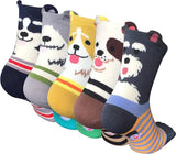 Cute and adorable animal pattern socks for women - cat and dog patterns - Christmas and birthday gifts - One Size Fits All