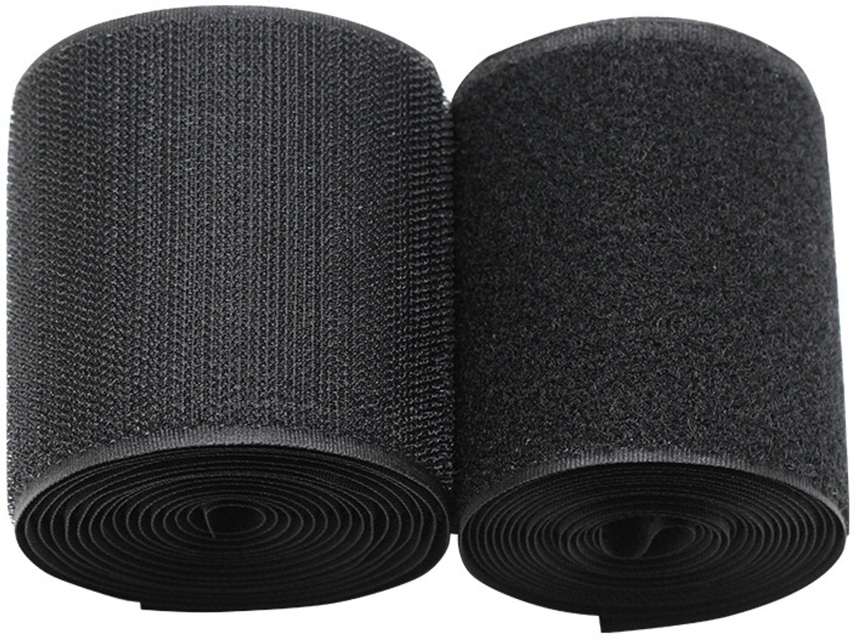 Edge banding 10cm x 2m – Black nylon, non-adhesive, for sewing