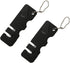Knife Sharpener-Honing Steel - 2-pack mini Anti-Slip Sharpening Stones for Outdoor Tools, Kitchen, Multifunctional Portable Mini Sharpening Stones - Perfect for Outdoor Travel (Black)