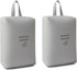 2 Shoe Storage Bags - Travel and Home Organization - Sealed and waterproof shoe organizers, breathable and odor-free for freshness (grey)