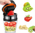 Fruit Slicer - Egg Slicer - Stainless Steel - Suitable for soft fruit - With non-slip base - Quickly make fruit and vegetable salads.
