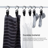 20 Towel clips - Dishcloth hooks - Towel clips - Clips - Buckles - Hooks - Clothes clips - Laundry clips - Clothes clips - Trouser hangers - Boot clips - Sock clips - Black