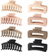 8 Pieces Rectangular Hair Grips 4.3 Inch - Anti-Slip - For Thick & Thin Hair