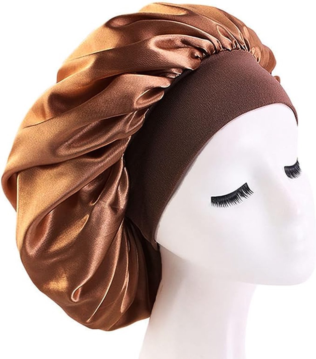 1 Silk sleep cap - men's sleep cap-satin sleep cap- men's hat-Sleep cap - Breathable hair accessory for curly hair - Silk sleep cap