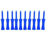 Plastic Golf Tees 100-piece – Blue, 68mm, random color – Golf accessories – Golf set – Golf tee