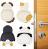 Pieces Door Knob Wall Protector - Cute Rubber Doorstop - Self-Adhesive Wall Protection Pads for Door Knobs