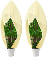 Winter covers for outdoor plants 120x180 cm - 2-pack - Frost protection - Reusable - With drawstring