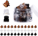 Hair Clips - 36 Pieces 3 Colors - Mini Size 1/2 Inch - Strong Grip for Children and Adults