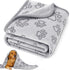 76x104cm Dog blankets for medium-sized dogs, cats, Premium soft dog blankets for small dogs, washable, Puppy blanket, Dog supplies for puppies (grey)