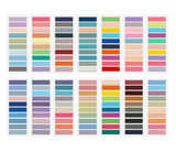 Color index stickers 2000-piece 1.6×0.5 inch – PET, page markers
