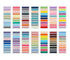 Color index stickers 2000-piece 1.6×0.5 inch – PET, page markers