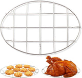 Oval 25 cm Cookie Cooler Rack - 304 Stainless Steel Cooler Racks Cookware 2 cm High Thick Version 1 piece