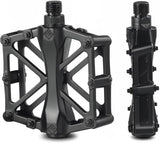 Foot pedals - 9/16 inch mountain bike foot pedals - with waterproof, sealed bearings - 2-pack