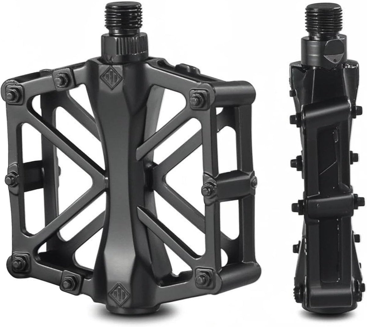 Foot pedals - 9/16 inch mountain bike foot pedals - with waterproof, sealed bearings - 2-pack