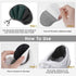 4-Pair Heel Sole - Anti-Slip Heel Sole for High Heels & Dress Shoes - Anti-Slip Heel - Self-Adhesive Heel Sole - Suitable for Loose-fitting Shoes, Anti-Slip Heel Sole - Unisex Anti-Wear Heel Protectors