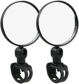 Motorcycle rearview mirror - bicycle rearview mirror 360-degree rotatable auxiliary convex mirror - bicycle rearview mirror on the handlebars