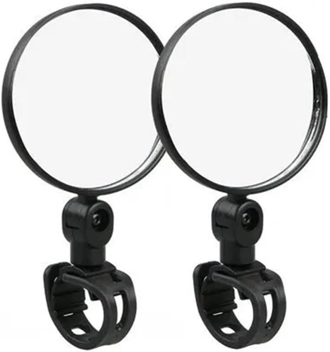 Motorcycle rearview mirror - bicycle rearview mirror 360-degree rotatable auxiliary convex mirror - bicycle rearview mirror on the handlebars