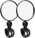 Motorcycle rearview mirror - bicycle rearview mirror 360-degree rotatable auxiliary convex mirror - bicycle rearview mirror on the handlebars