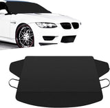 Car Window Protection - Windproof and Snowproof - 600D Oxford Fabric Windscreen Protection - Universal Type - Suitable for most cars