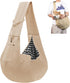 Dog Carrier Bag - Dog Sling - Waterproof - Dog Bag - Cat Travel Bag - Dog Carrier - Pet Carrier Bag Dog - Small Dog Front Carrier for Travel - Animal Carrier Bag - Max 10 Kg - Dog Carrier Bag - For Cats, Dogs and Pets - Khaki