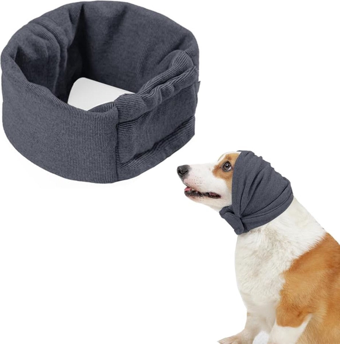 S - Noise-Reducing Ear Protectors for Dogs - Dog Ear Protector - Ear Protector for Dogs - Dog Ear Protector - Dog Ear Protection - Pet Cone - Noise-Dampening Dog Headband - Noise-Reducing Dog Ear Warmer - Keep Warm - Adjustable