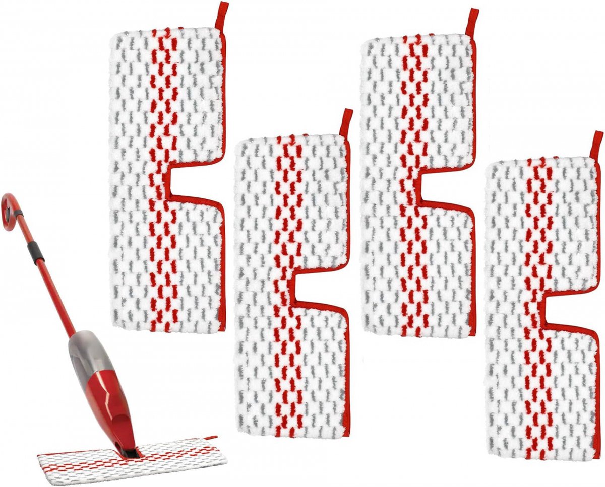 pieces - Floor cloth mop refill - Suitable for Vileda 1-2 Spray MAX/o-cedar ProMist Max - microfiber - replacement - Reusable microfiber cloth - Suitable for all floors