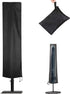 Parasol Cover - 190×50×30cm - Standing Parasol - Sturdy & Durable - Waterproof Parasol Cover 600D - With Zipper, Drawstring and Storage Pouch - Waterproof / Dustproof / Weatherproof - Black - For Cantilever Parasol and Standing Parasol