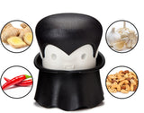 Garlic Press - Professional Garlic Crusher - Creative Multifunctional Garlic Chopper - High Quality Garlic Crusher Mincer - Works on Herbs, Ginger, Nuts, Chili Garlic Grinder - Funny Cooking Gifts Gadgets