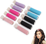 Volume Clips - 10 Pieces - Hair Clips - Hair Rollers - Heatless Curls - Curls Without Heat - Adhesive Rollers - Fixing Clip - Rollers - Curlers - Self-Adhesive - Heatless Curls - Volume Clips - For All Hair Types - No Damage to the Hair