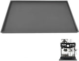 Silicone mat under coffee maker - 48x30cm - non-slip mat for coffee maker - barista accessories - grey