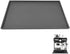Silicone mat under coffee maker - 48x30cm - non-slip mat for coffee maker - barista accessories - grey
