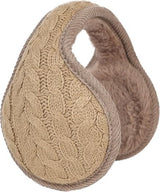 Warm Ear Warmers - Ear Warmer - Classic Winter Ear Warmers - Fleece Ear Warmers - Wraparound Sturdy Soft Comfortable Plush - Fleece Headband - Ear Warmer Hat - Sports Headband Hairband - Cycling Walking Winter Sports - Unisex - Women / Men - Khaki