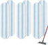 6-Pack - Microfiber mop pad replacement suitable for O Cedar H2pro mop system - Mop head replacement suitable for O-Cedar/Vileda H2pro - Machine washable, Reusable pad replacement - For Deep Cleaning
