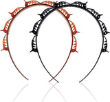 2-Piece Hairband with Clip - Tiara - Double-Layered Twist Braid Headband/Hairband/Tiara with Clips - Tiara with Hairpin - Hair Accessories - Elegant Headband for Women and Girls - Black / Brown