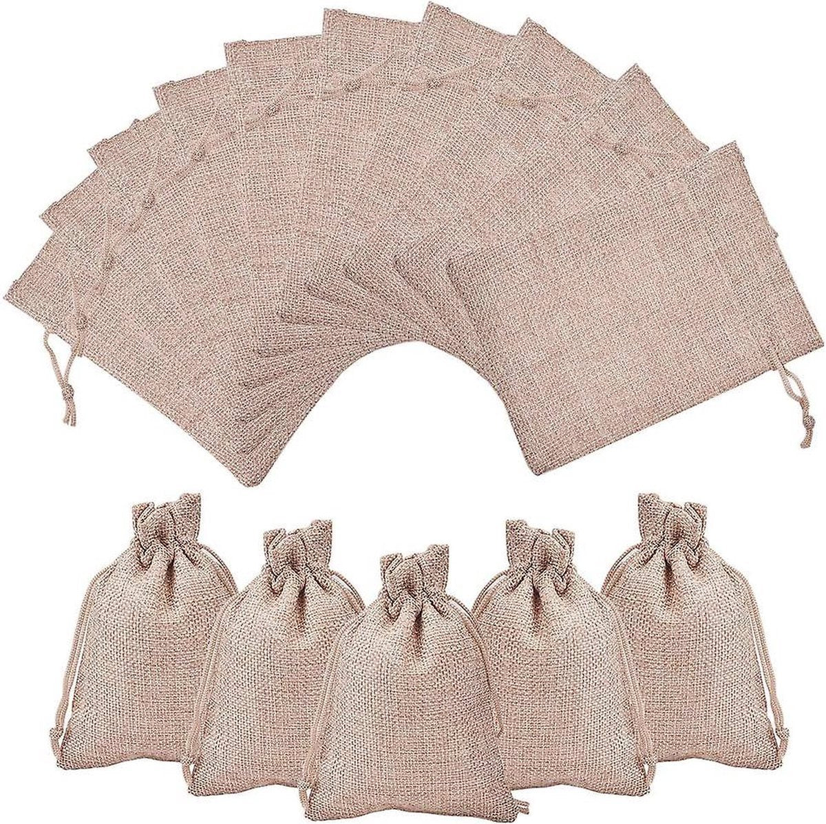 Jute Bags - 7 x 9 cm - 50 Pieces