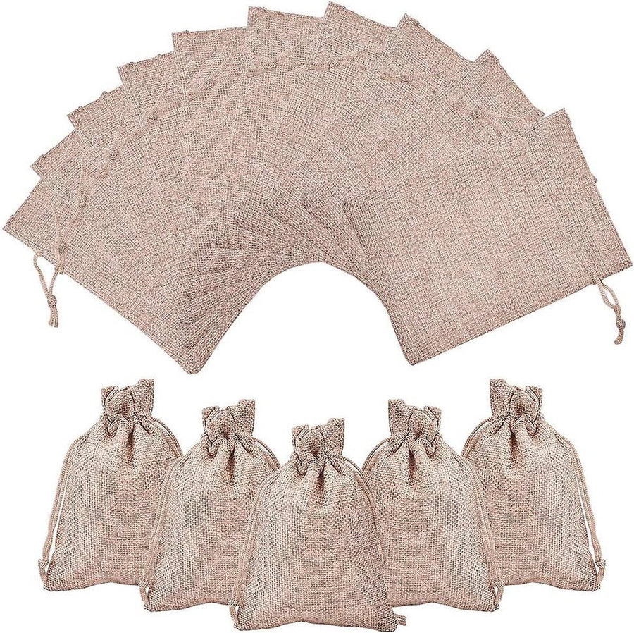 Jute Bags - 7 x 9 cm - 50 Pieces