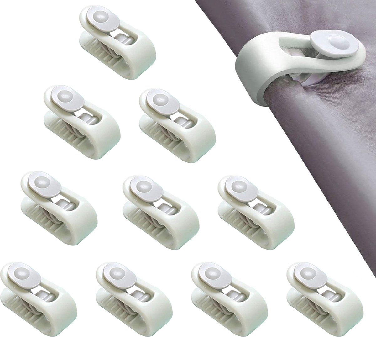 10 Pieces - Duvet Clamps - Duvet Clips - Sturdy Duvet Clips - Duvet Pegs - Clamps - Clips - Blankets - Sheets - Prevents Your Duvet from Shifting - Bed Sheet Tensioners - Bed Sheet Clips