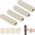 Door Stop - 4 Pieces - Wall Protector - Door Handle Protective Cover - Door Handle Buffers - Flexible Door Stoppers - Foam Door Handle Protector - Door Hardware - Bumper - Child Safety - Foam Rubber - White