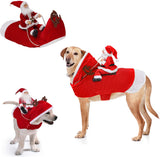 Dog Costume Christmas - Christmas Clothing For Dog/Cat - Christmas Outfit For Puppies - Hooded Dog Christmas Suit - Dog Christmas Clothing - Funny Dog Christmas Costume - Size XXL - Dog Fancy Dress Costumes - Dog Clothing - Pet Christmas Costume - Christm