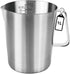 Measuring Cup with Pouring Spout - Measuring Cups with Scale - 1 Liter - Small Measuring Cups - Measuring Cups - Measuring Beaker - Cups - Measuring Jug - Measuring Cup - 304 Stainless Steel - 12 x 15 x 13 Cm (L x W x H) - Silver - For Precise Weighing an