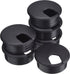 Desk cable grommet - 6 pieces - Ø 45mm - Cable grommet - ABS - Desk cable grommet - Desk end caps - Cable Organizer - Desk cable tray - Plastic cap with opening - Round - Cable organizer - Black - Sustainable - Neat