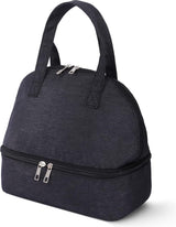 Insulated Lunch Bag - Family Picnic Bag - Reusable Waterproof Lunch Bags - Double Compartment Lunch Bags - Portable Lunch Box - For School Picnic Camping Travel - For Men Women