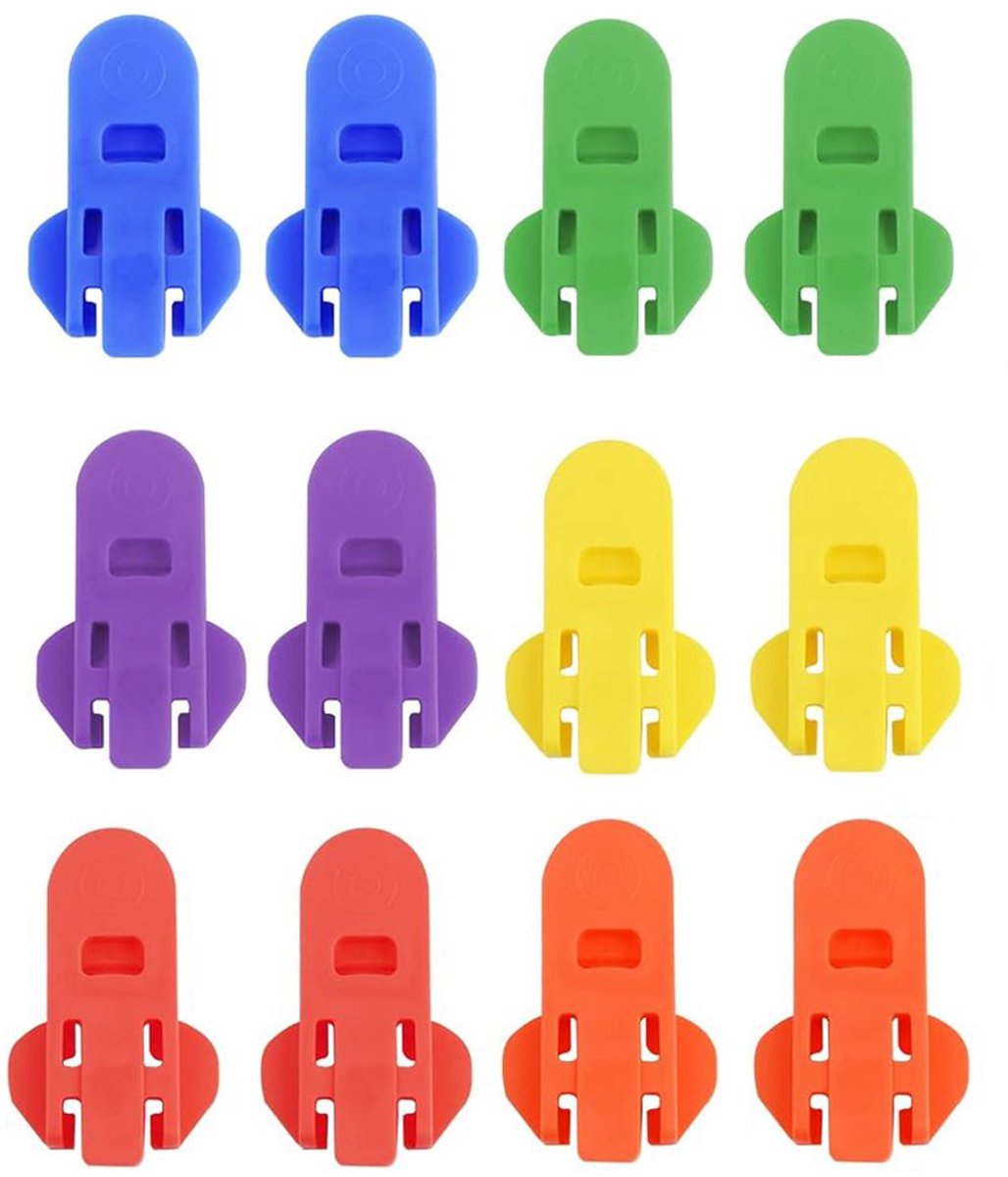 Can Opener - 12 Pieces - Can Opener - Can Opener - Can Opener For Cans - Can Sealer - Drink Can Opener - Can Lock - Aid For Rheumatism - Soft Drink Can Opener - Small Can Sealer - Against Insects And Leaks - 6 Colors