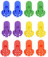 Can Opener - 12 Pieces - Can Opener - Can Opener - Can Opener For Cans - Can Sealer - Drink Can Opener - Can Lock - Aid For Rheumatism - Soft Drink Can Opener - Small Can Sealer - Against Insects And Leaks - 6 Colors